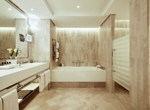 Fairmont Amman Suite Bathroom